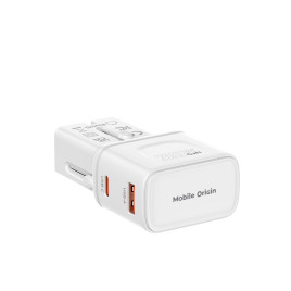 GaN 35W Travel Adapter, EU/US/UK/AU PW25 White