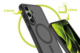 Easy Hybrid Case, Matte Black for Samsung Galaxy S25 FE