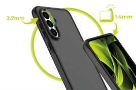 Easy Hybrid Case, Matte Black for Samsung Galaxy A36/A56