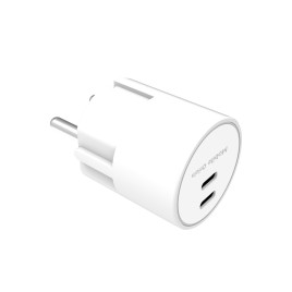 30W Charger Plug PW33 - 2x USB-C, White