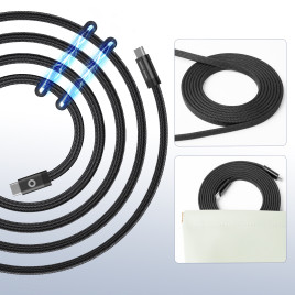 Magnetický kabel 1 m USB‑C na USB‑C – černý, originál