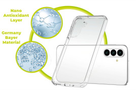 Easy Hybrid Case, Clear for Samsung Galaxy A17