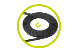 Magnetický kabel 1 m USB‑A na USB‑C – černý, plochý, originál