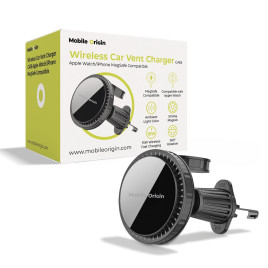 Wireless Car Vent Charger CA18, Apple Watch/iPhone MagSafe Compatible