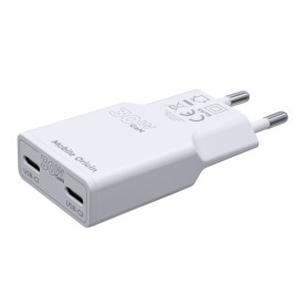 GaN nabíječka tenká 30W TÜV MO18 – duální USB‑C