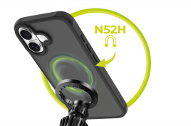 Pouzdro Easy Hybrid MagSafe, Matně Černá pro iPhone 17