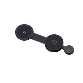 3in1 Qi2 25W Foldable Magnetic Pad PW34, Black