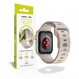 FKM Řemínek III pro Apple Watch 44 / 45 / 46 / 49 mm – Světle béžová