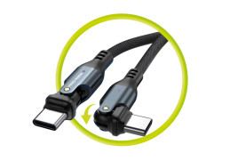 240W Otočný kabel USB-C na USB-C 1m CB3