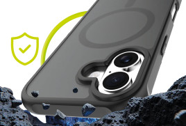 Pouzdro Easy Hybrid MagSafe, Matně Černá pro iPhone 17