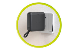 Powerbank 10000mAh / Travel Charger, Lightning/USB-C Cable, Černá - kompatibilní s MagSafe AW / iPhone
