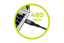 100W Display Cable USB-C to USB-C 1,5m CB2