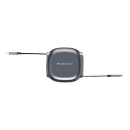 100W Retractable Cable Box USB-C to USB-C CB7, Spage Grey