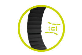 Magnetic Strap II Green/Black Apple Watch 44/45/46/49mm