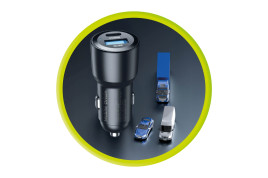 Car Charger CA2 60W USB-C and USB-A
