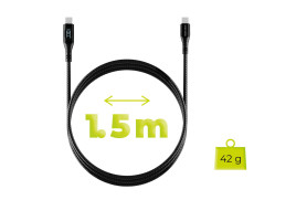66W Display Cable USB-A to USB-C 1,5m CB1