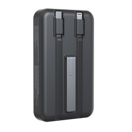 10000mAh Wireless Magnetic PowerBank PB11, USB-C and Lightning Cable