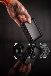 GaN 140W Travel Charger Hub PW12 EU/UK/US, 3x USB-C + 3x USB-A