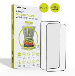 Screen Guard with easy applicator Full Coverage, 2 pack iPhone 17 Series