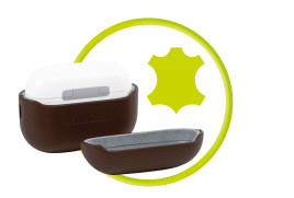 Kožené pouzdro pro AirPods Pro 2 – hnědé