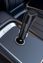 100W Car Charger CA25 - 2x USB-C + USB-A