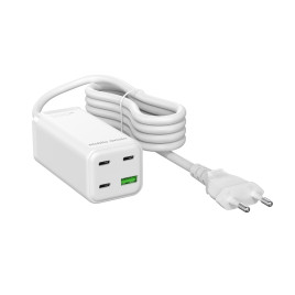 GaN 100W Compact MultiHub Charger PW18 with 3x USB-C + USB-A