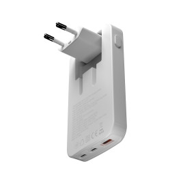 Slim Charger Dual USB-C, Single USB-A white
