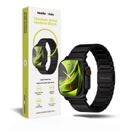 Titanium Band Modena for Apple Watch Ultra Black