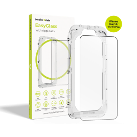 EasyGlass with Applicator iPhone 16e/14/13/13 Pro