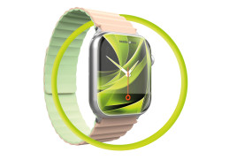 Magnetic Strap II Pink/Light Green Apple Watch 44/45/46/49mm