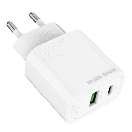 Síťová nabíječka PD20W MO12 – USB‑A + USB‑C