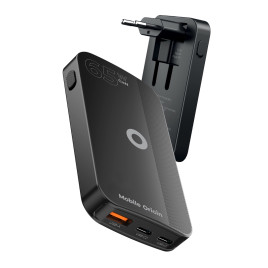 Slim Charger dual USB-C, Single USB-A black