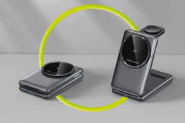 3in1 Foldable Qi2 Charger PW8 - silver