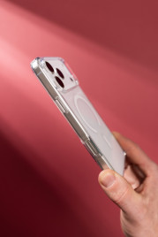 Pouzdro Easy Hybrid MagSafe, Čiré pro iPhone 17