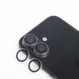 Safírové krytky čoček pro iPhone 16 / 16 Plus – čiré