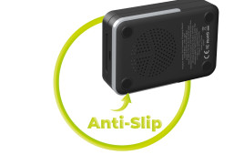 3in1 Foldable Charging Stand PW28 Black - with Light