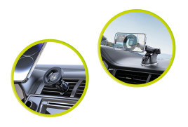 2in1 Dash and Vent Magnetic Car Holder MO21