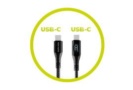 100W Display Cable USB-C to USB-C 1,5m CB2