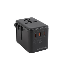 Travel Adapter GaN 67W PW5 EU/UK/US/AUS, 3x USB-C + USB-A