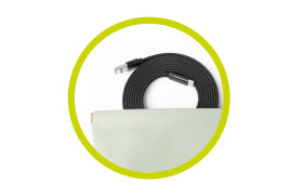 Magnetický kabel 1 m USB‑A na USB‑C – černý, plochý, originál