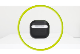 AirPods 4 Leather case Black