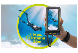 Waterproof Floating Case 6,5" White / Black