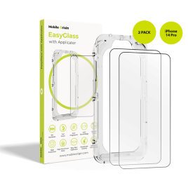 EasyGlass with Applicator iPhone 14 Pro, 2 pack