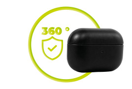 Kožené pouzdro pro AirPods Pro 2 – černé