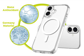 Pouzdro Easy Hybrid MagSafe, Čiré pro iPhone 17