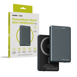 Powerbank Metal Slim 10000mAh PB1 Magsafe