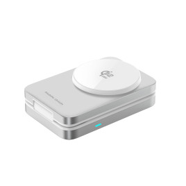 3in1 Qi2 25W Foldable Charging Stand PW35 Silver MagSafe Compatible