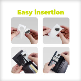 AirTag Wallet Card White