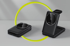3in1 Foldable Qi2 Charger PW8 - black
