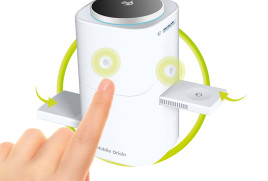 Bezdrátová automatická nabíjecí stanice 3v1 Qi2 PW11 - bílá